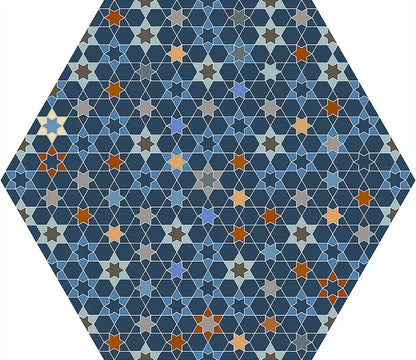 Gresie / Faianta Andalusi 33x28.5 cm, hexagon, portelanata