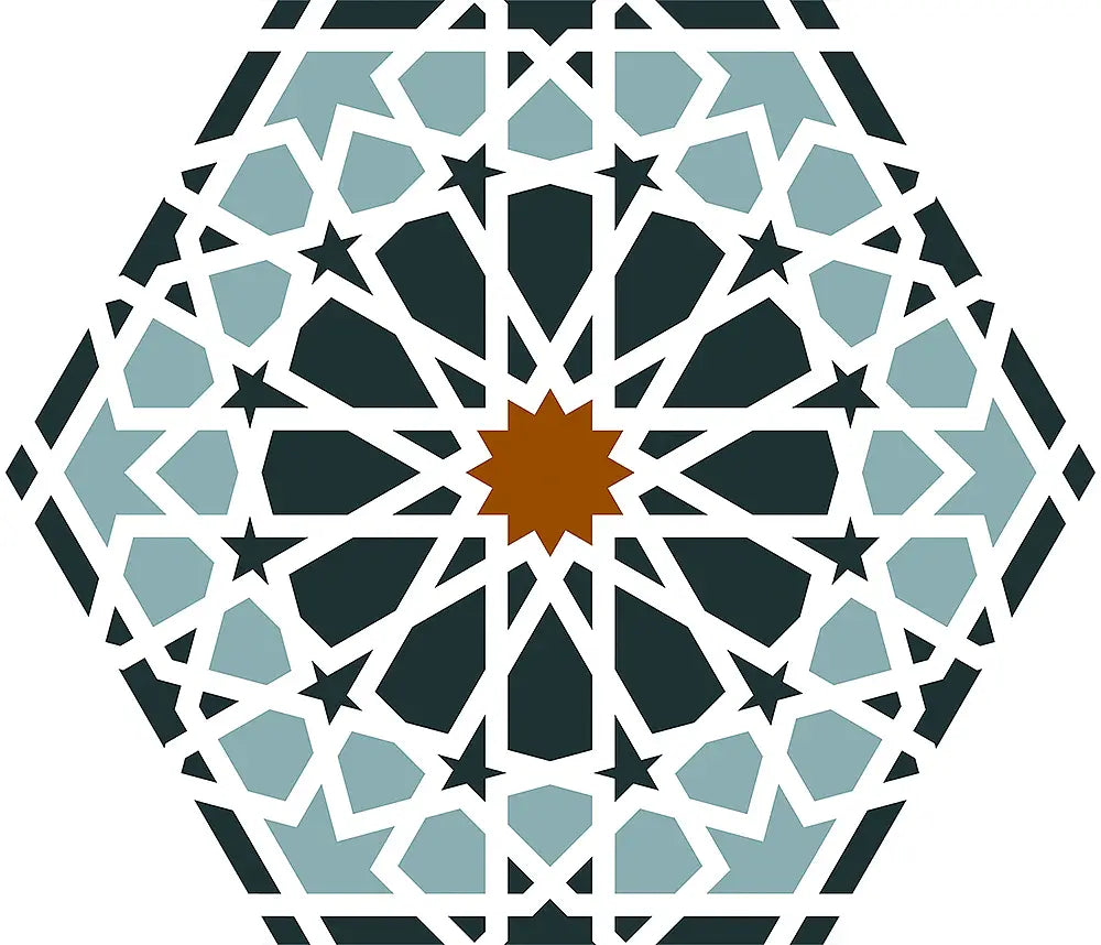 Gresie / Faianta Andalusi 33x28.5 cm, hexagon, portelanata