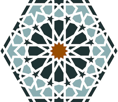 Gresie / Faianta Andalusi 33x28.5 cm, hexagon, portelanata