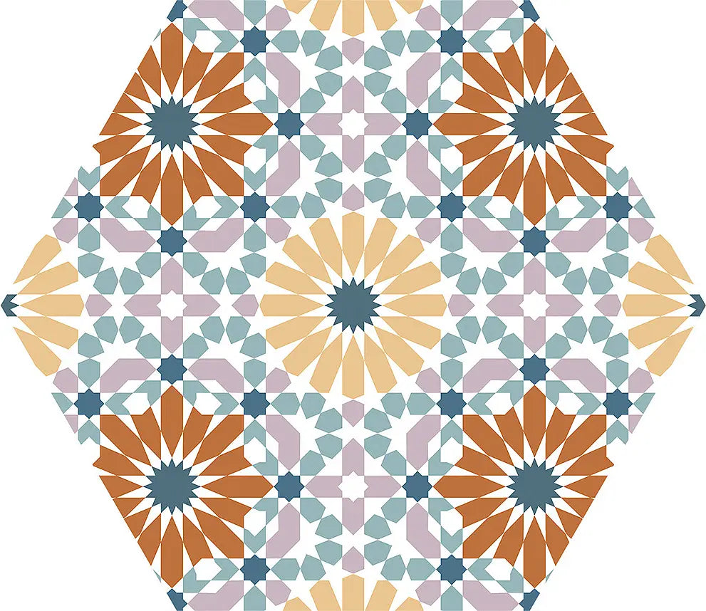 Gresie / Faianta Andalusi 33x28.5 cm, hexagon, portelanata