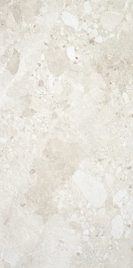 Gresie portelanata Gravina White 60X120 cm, mat, Spania