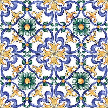 Gresie / Faianta Decoro Maiolica Tappeto 3 Glossy 20x20 cm