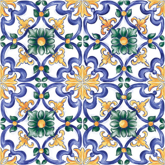 Gresie / Faianta Decoro Maiolica Tappeto 3 Glossy 20x20 cm