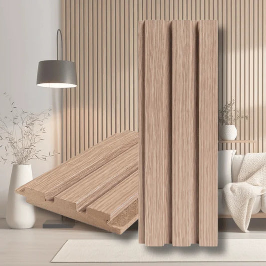 Riflaj MDF Stejar Deschis 18x121x2800 mm