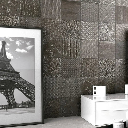 Gresie / Faianta Portelanata Glint Antracita 44x44 cm