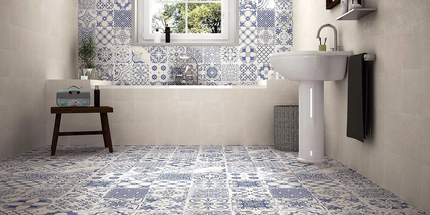 Gresie / Faianta Skyros Deco Blanco 44x44 cm, productie Spania