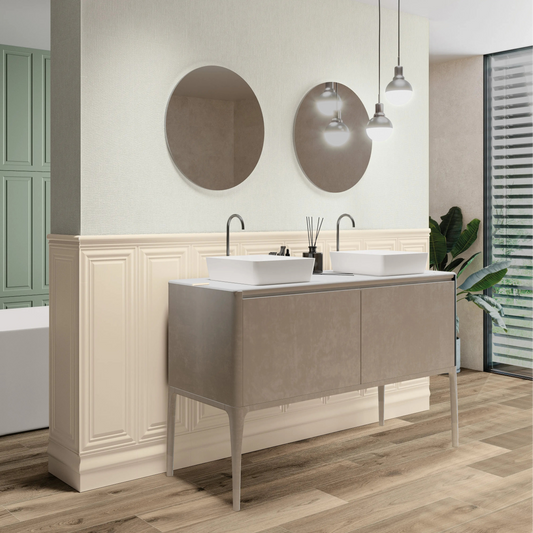 Faianta Boiserie Beige Mate 30x90 cm