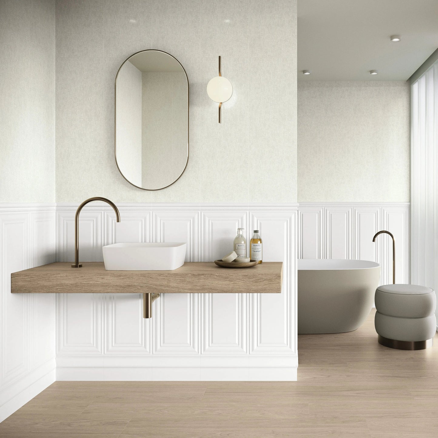 Faianta Boiserie Blanco Mate 30x90 cm
