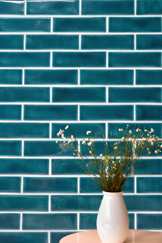 Faianta Boheme Emerald Crackle 6.25x20 cm