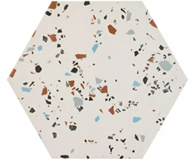 Gresie / Faianta South White Hex 25x29 cm, ceramica portelanata