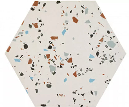 Gresie / Faianta South White Hex 25x29 cm, ceramica portelanata